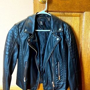 Faux leather jacket from Forever 21